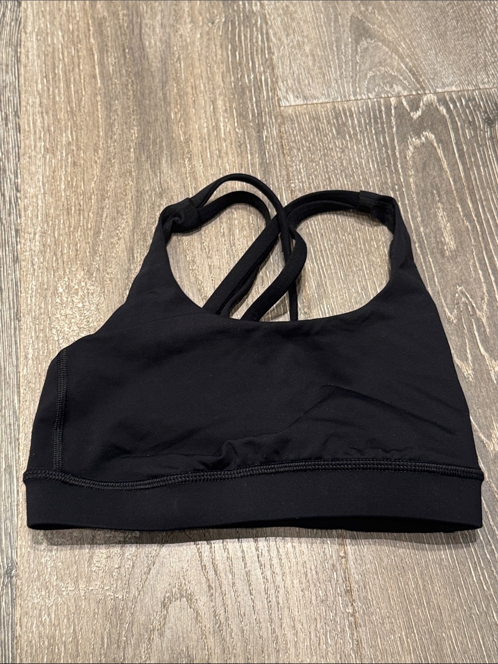 lululemon athletica Black Double-Strap Sports Bra AZ